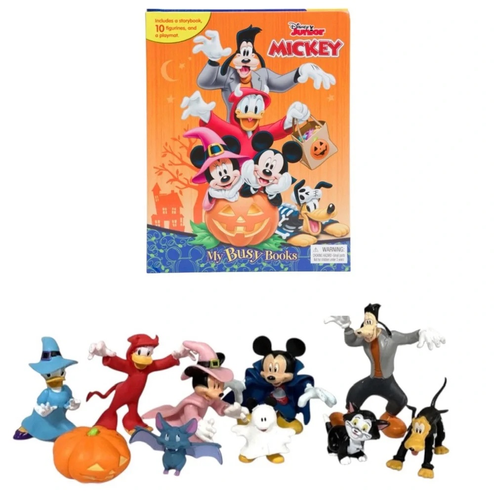 Disney’s Junior Mickey Halloween My Busy Book Set (NWT)